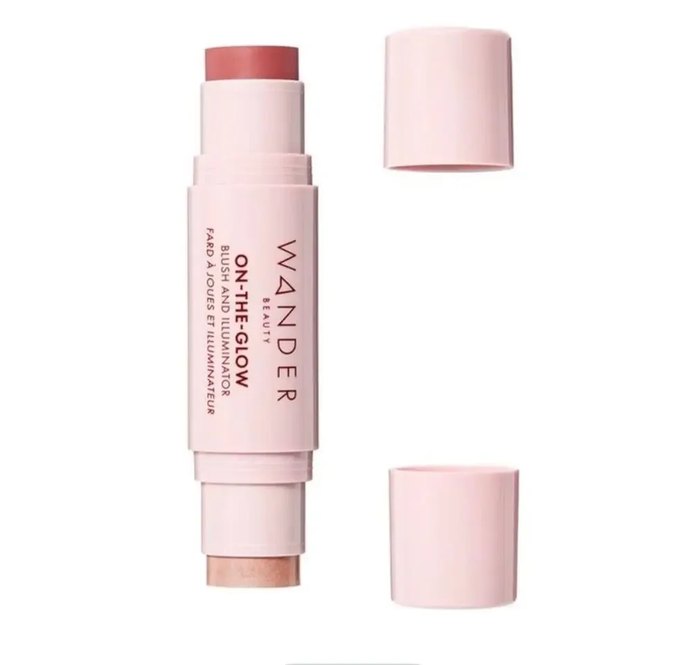 Wander Beauty On-the-Glow Blush And Illuminator - Sienna Sunset/Nude Glow